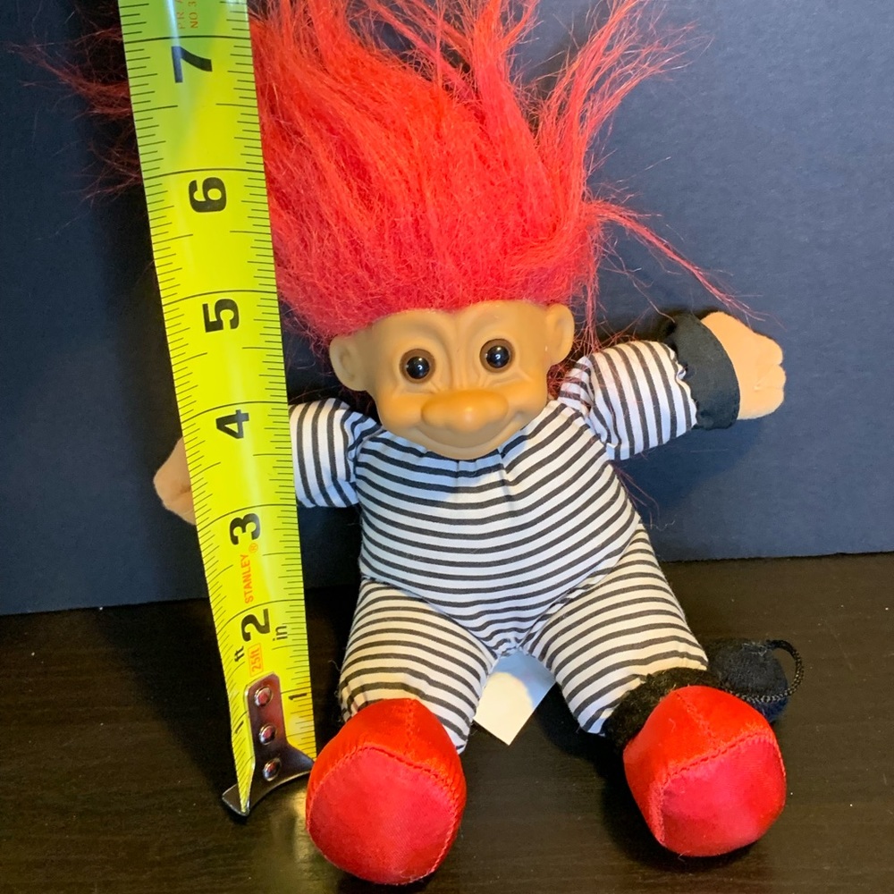 Prisoner of Love Russ Soft Troll Doll Valentines Day Red Hair #2410 6” No Heart - Picture 3 of 3